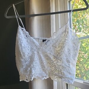 Express White Lace Camisole